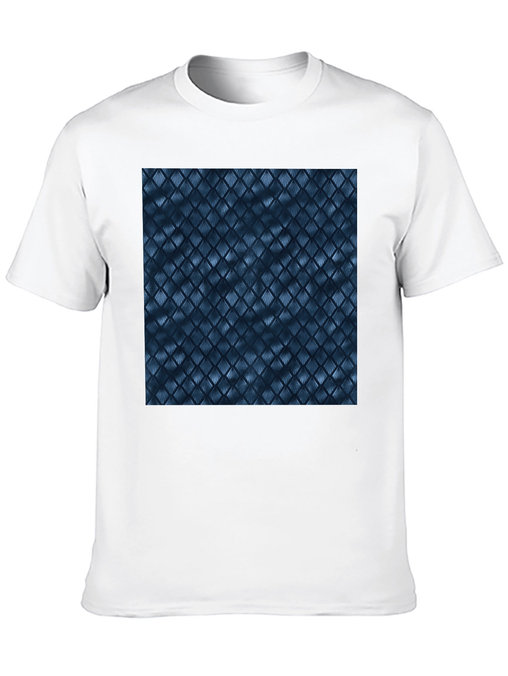 Black Tee with Abstract Pattern