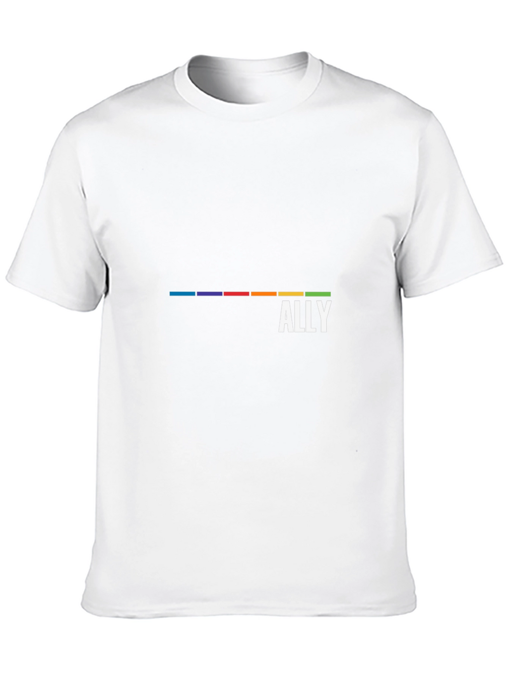 LGBTQ Ally Rainbow Pride T-Shirt