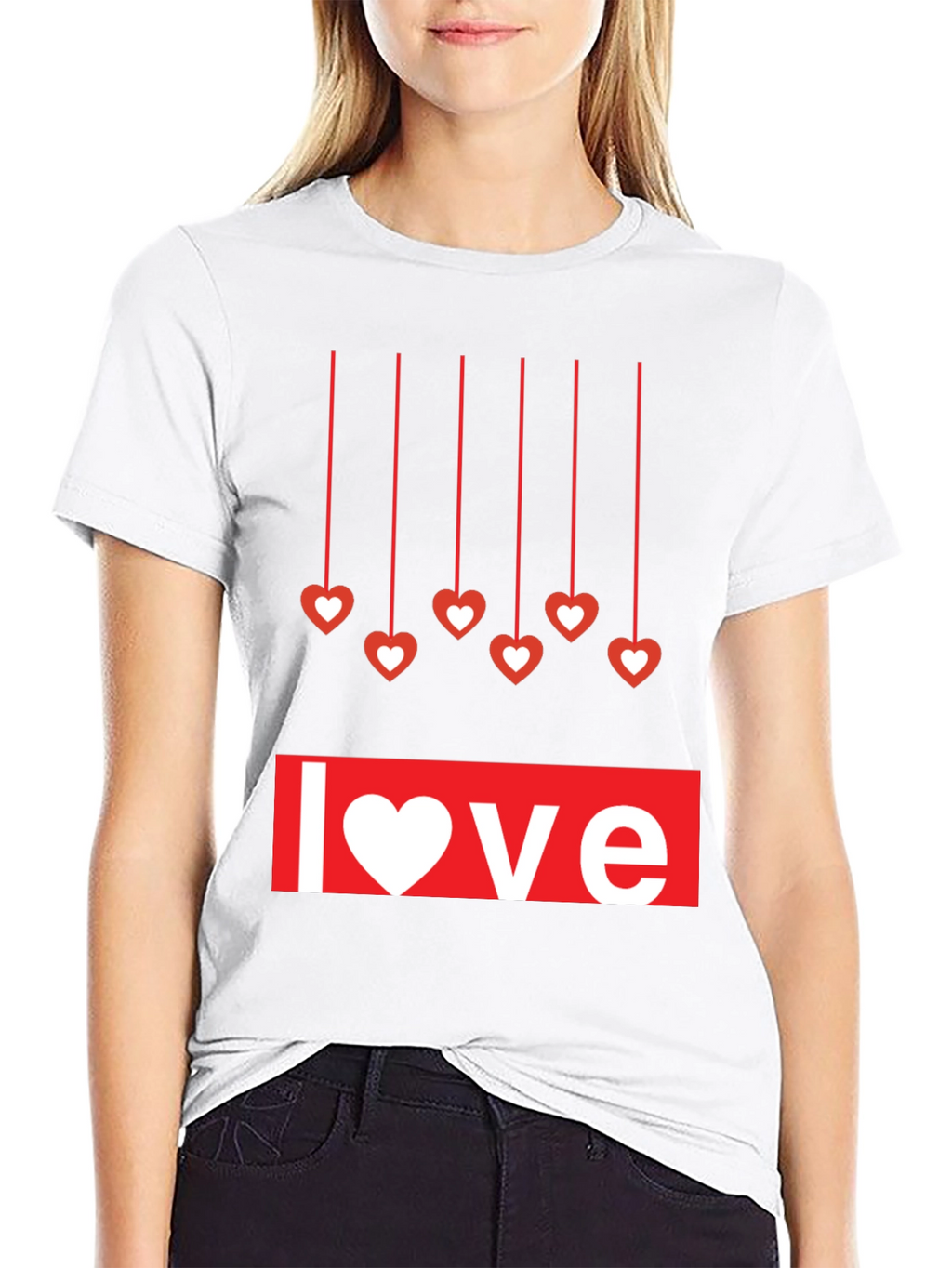 Love Heart Hanging T-Shirt