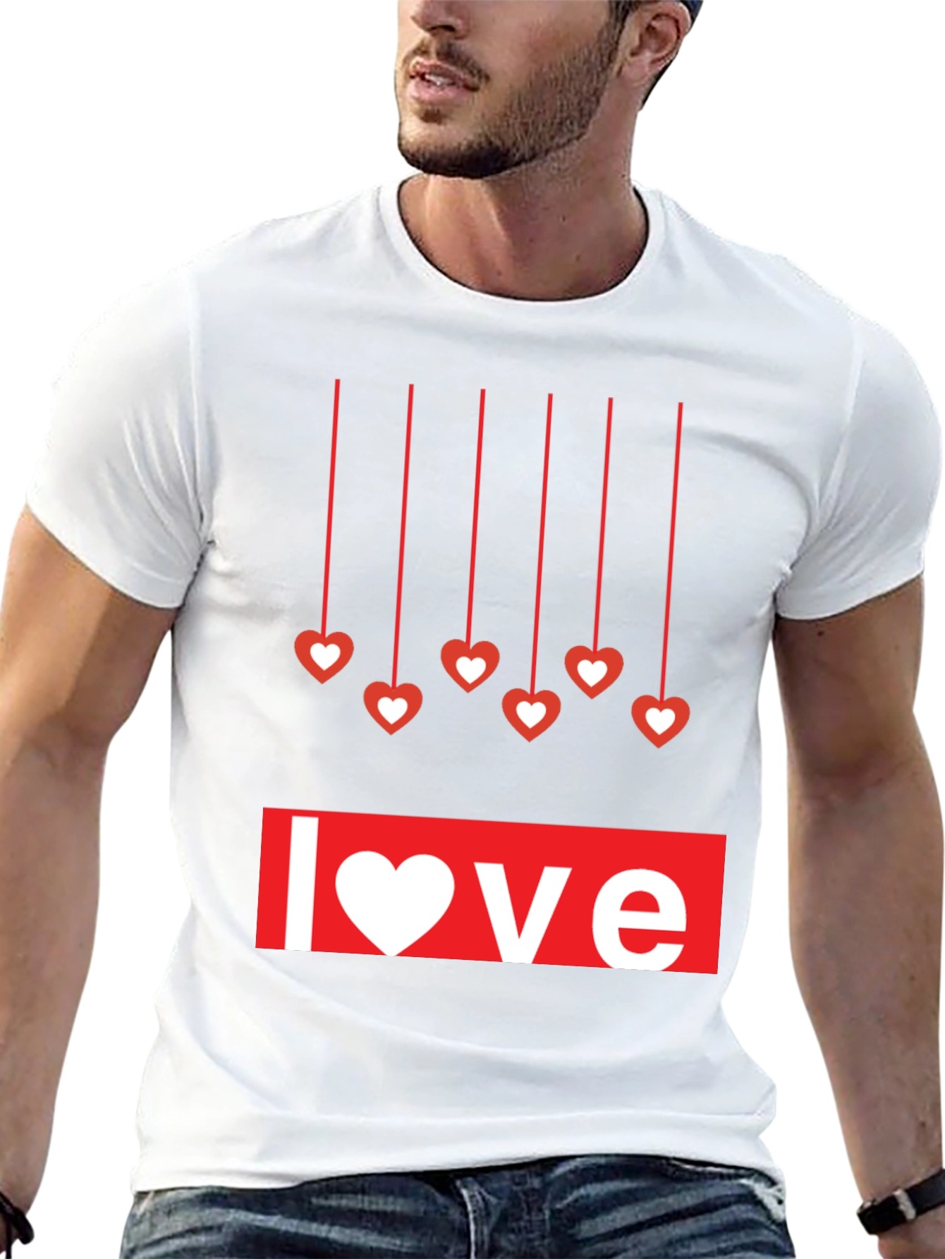Love Heart Hanging T-Shirt