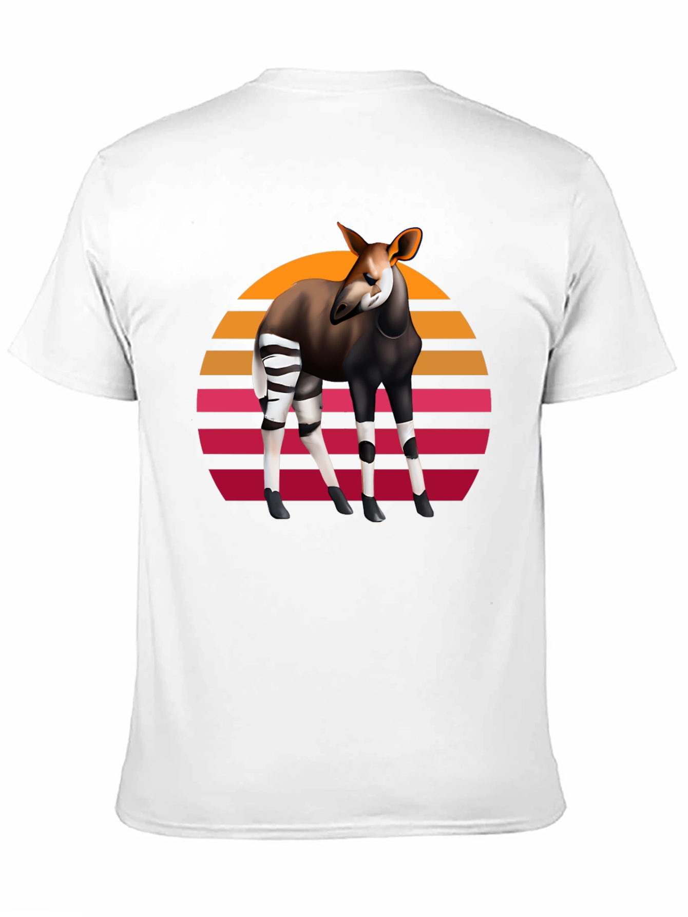 Okapi Retro Sunset Graphic Tee