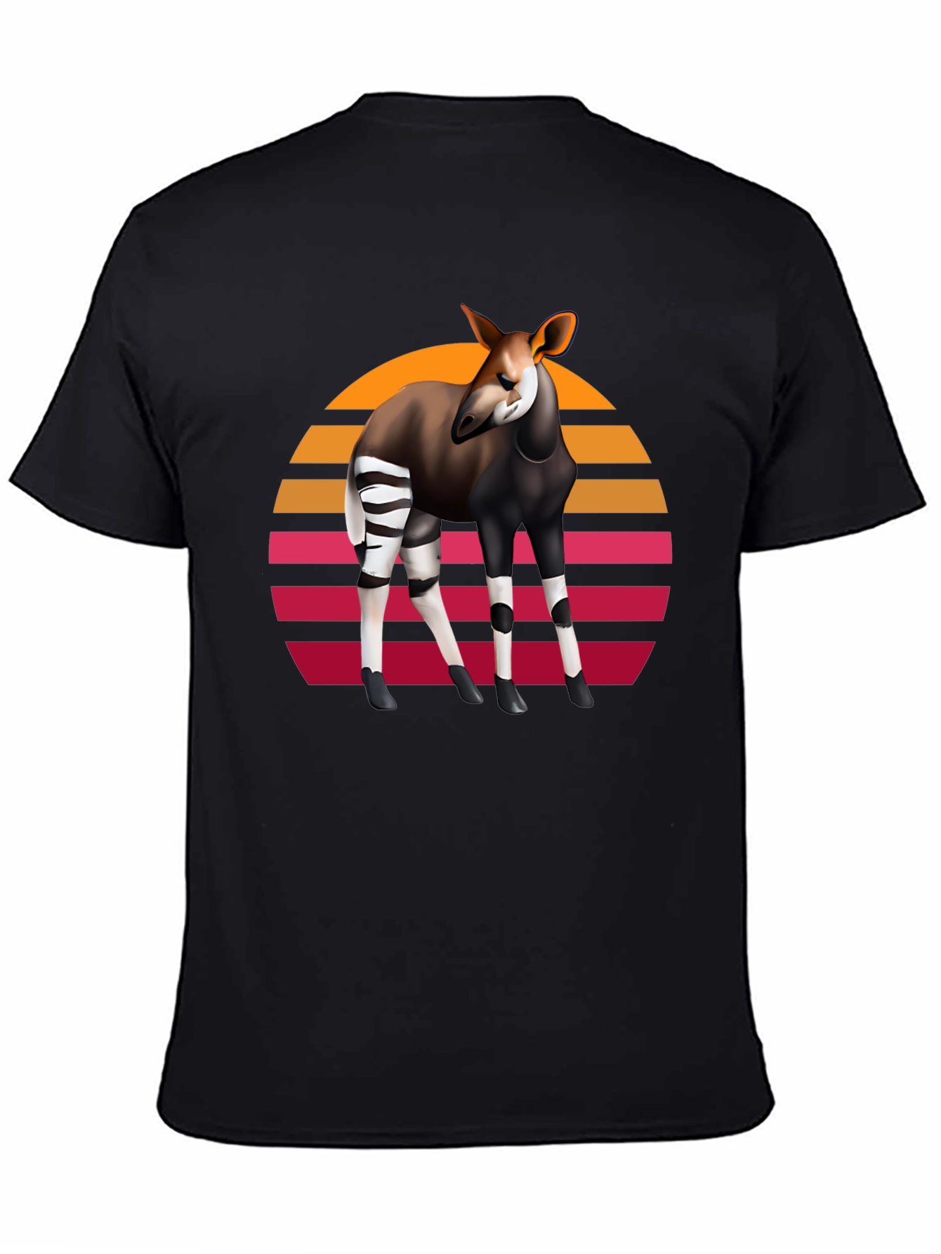 Okapi Retro Sunset Graphic Tee
