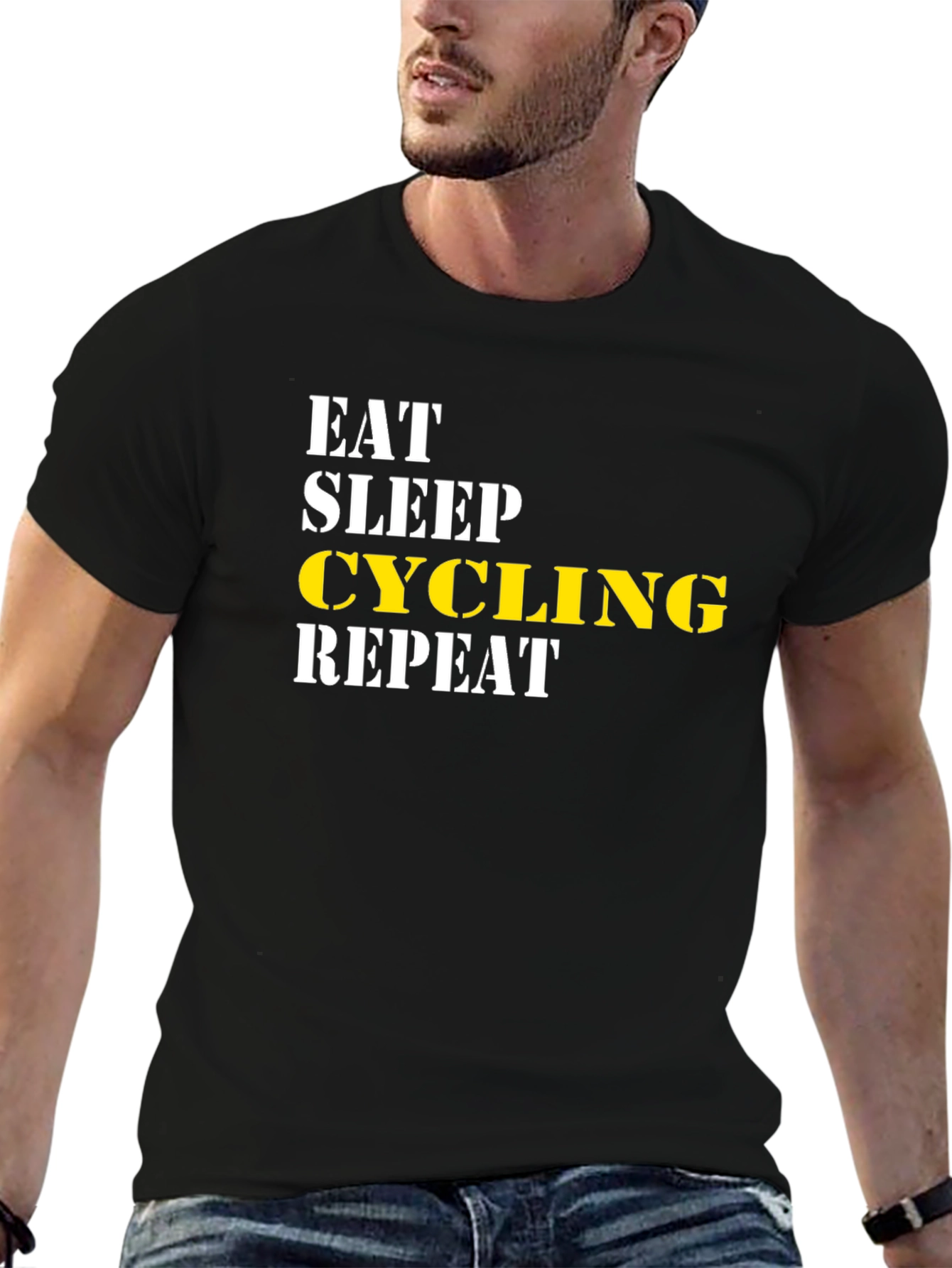 Eat Sleep Cycling Repeat T-Shirt
