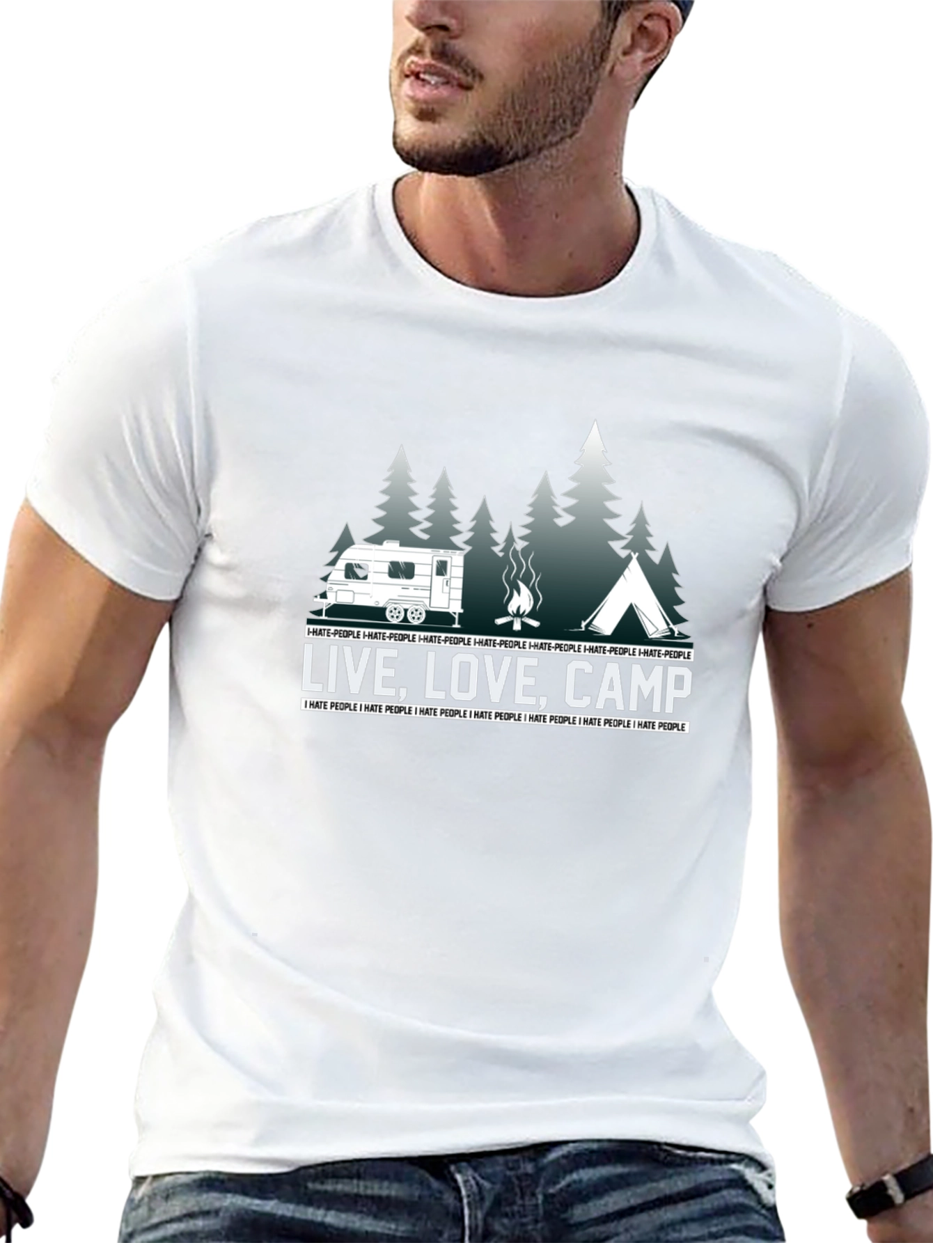 Live Love Camp Graphic T-Shirt