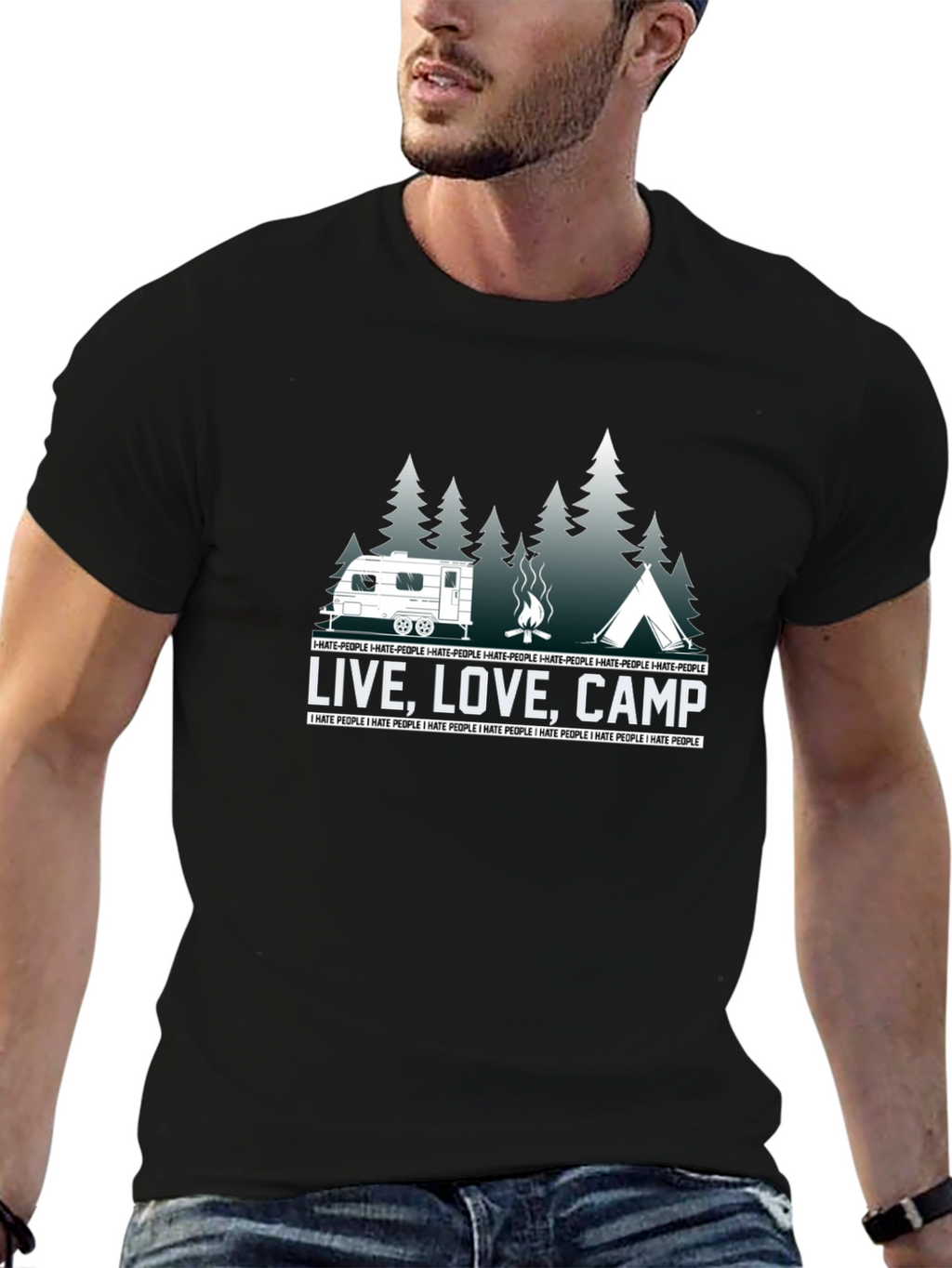 Live Love Camp Graphic T-Shirt