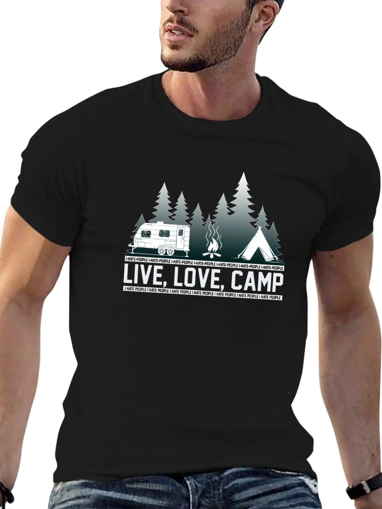 Live Love Camp Graphic T-Shirt