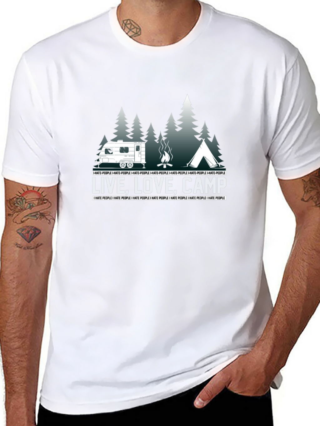 Live Love Camp Graphic T-Shirt