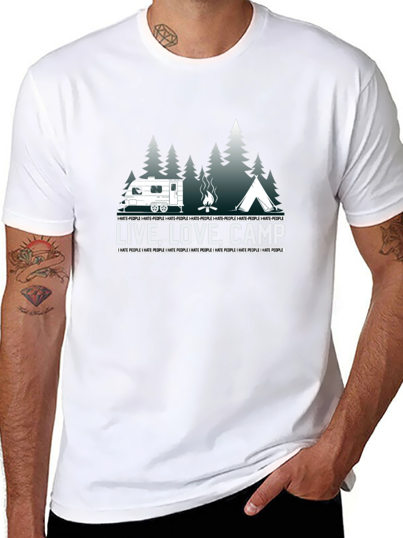 Live Love Camp Graphic T-Shirt