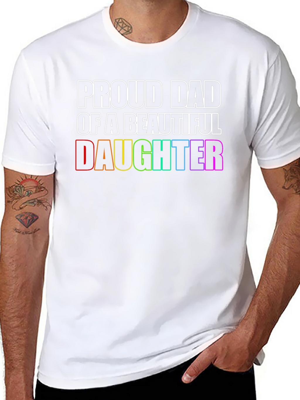 Proud Dad of a Beautiful Daughter T-Shirt