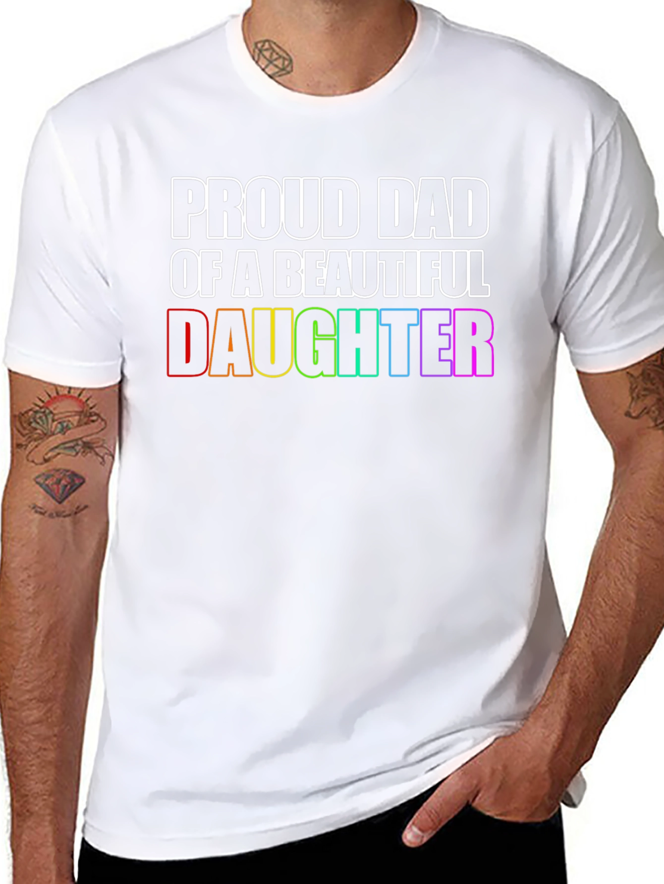 Proud Dad of a Beautiful Daughter T-Shirt