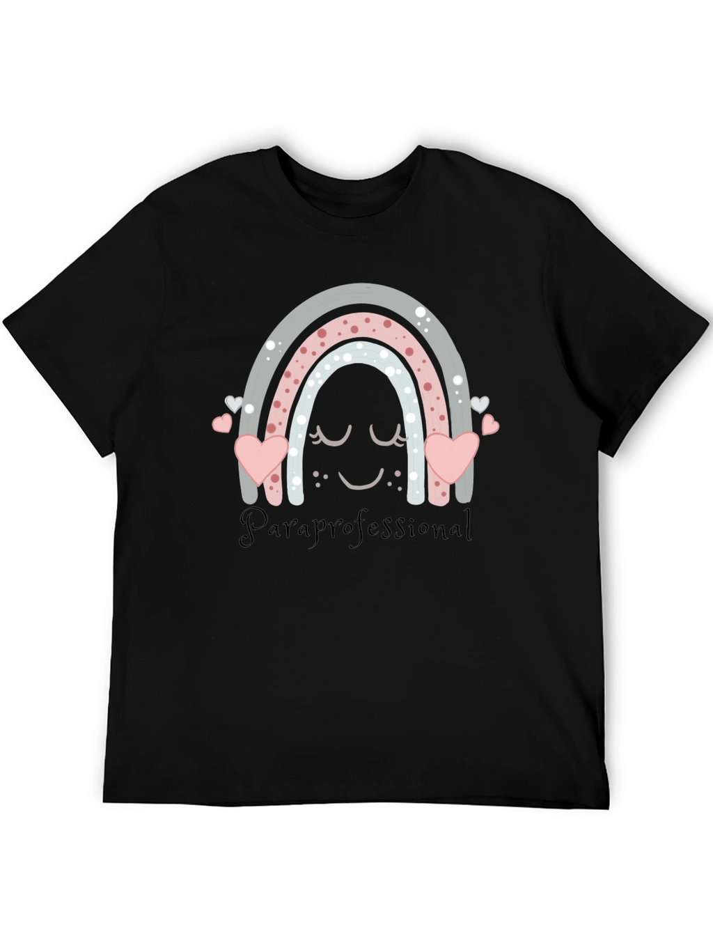 Paraprofessional Rainbow Heart T-Shirt