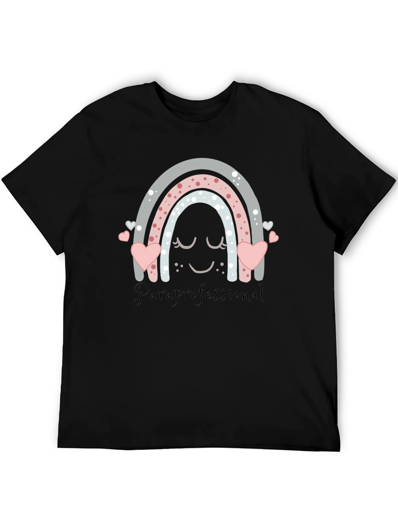 Paraprofessional Rainbow Heart T-Shirt