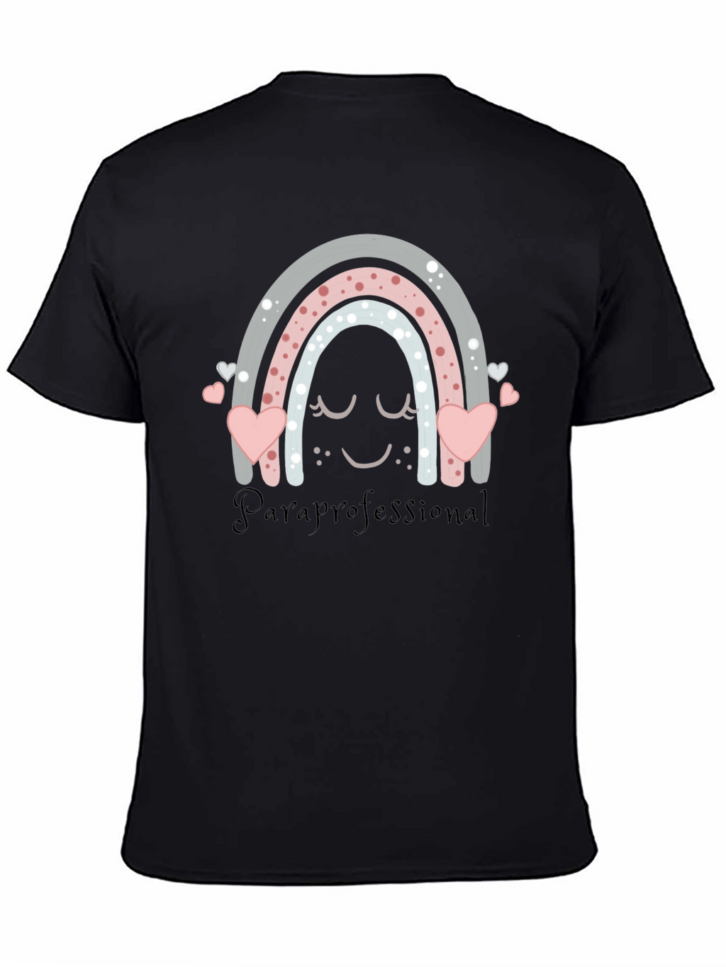 Paraprofessional Rainbow Heart T-Shirt