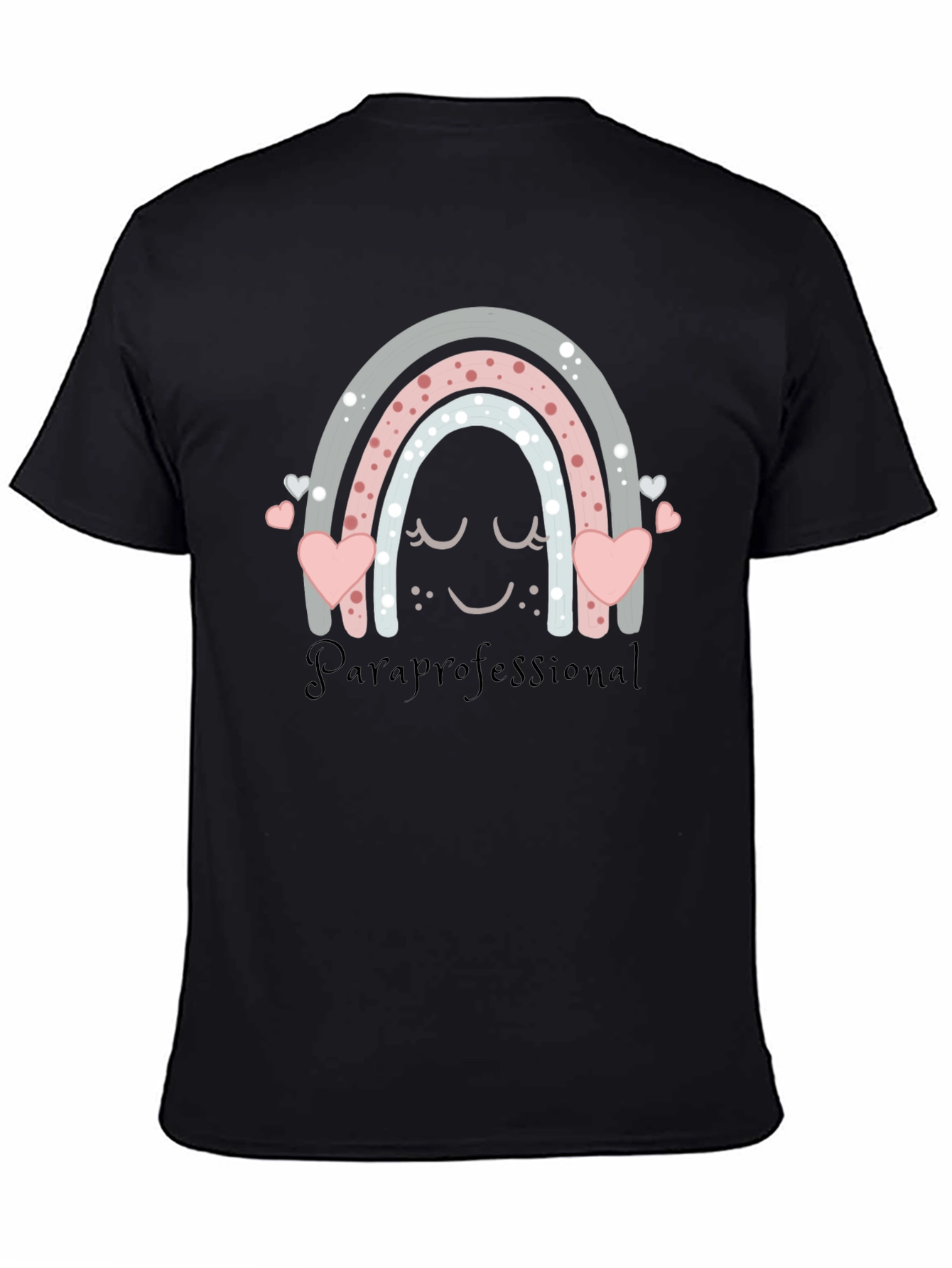 Paraprofessional Rainbow Heart T-Shirt