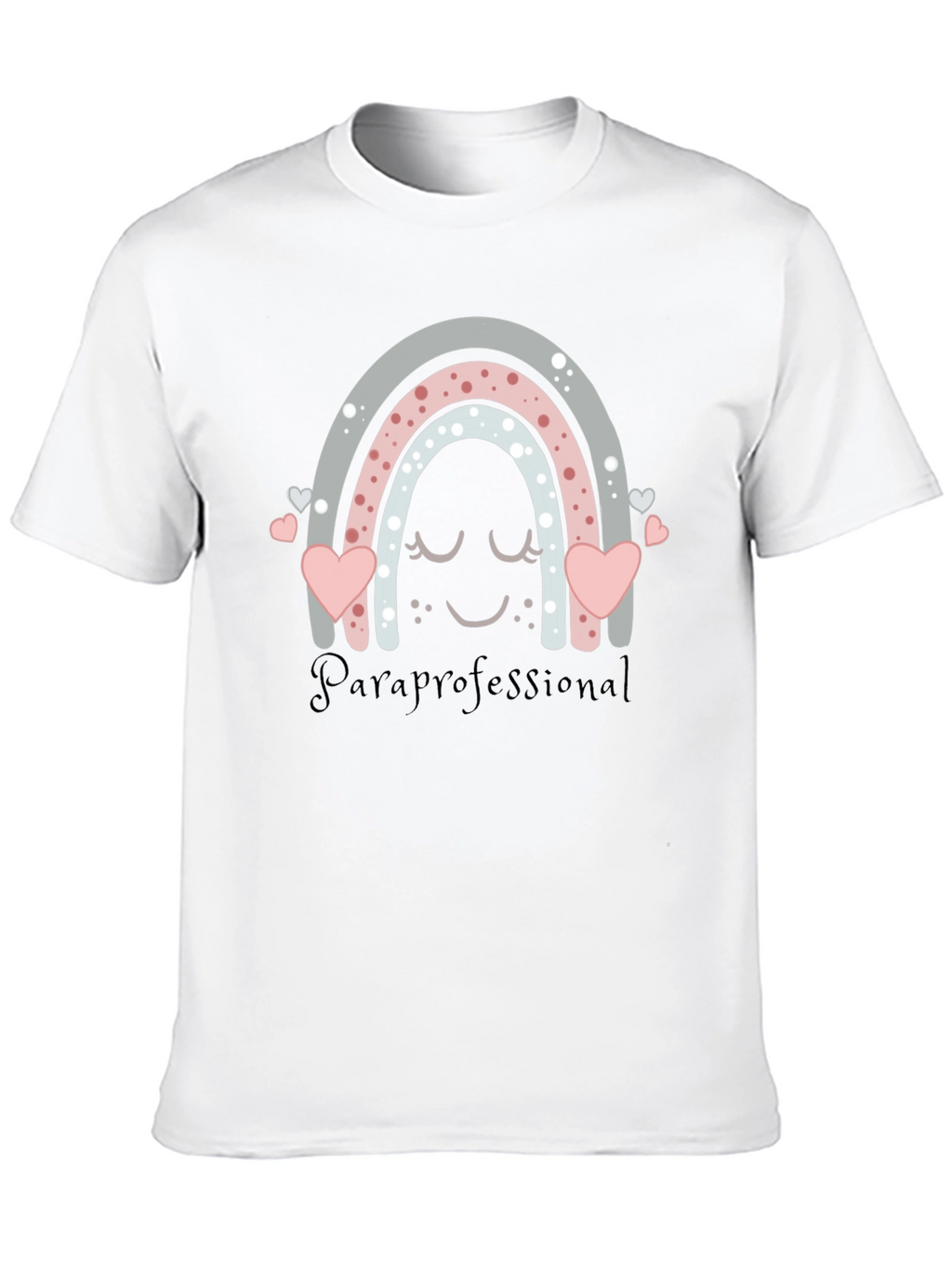 Paraprofessional Rainbow Heart T-Shirt