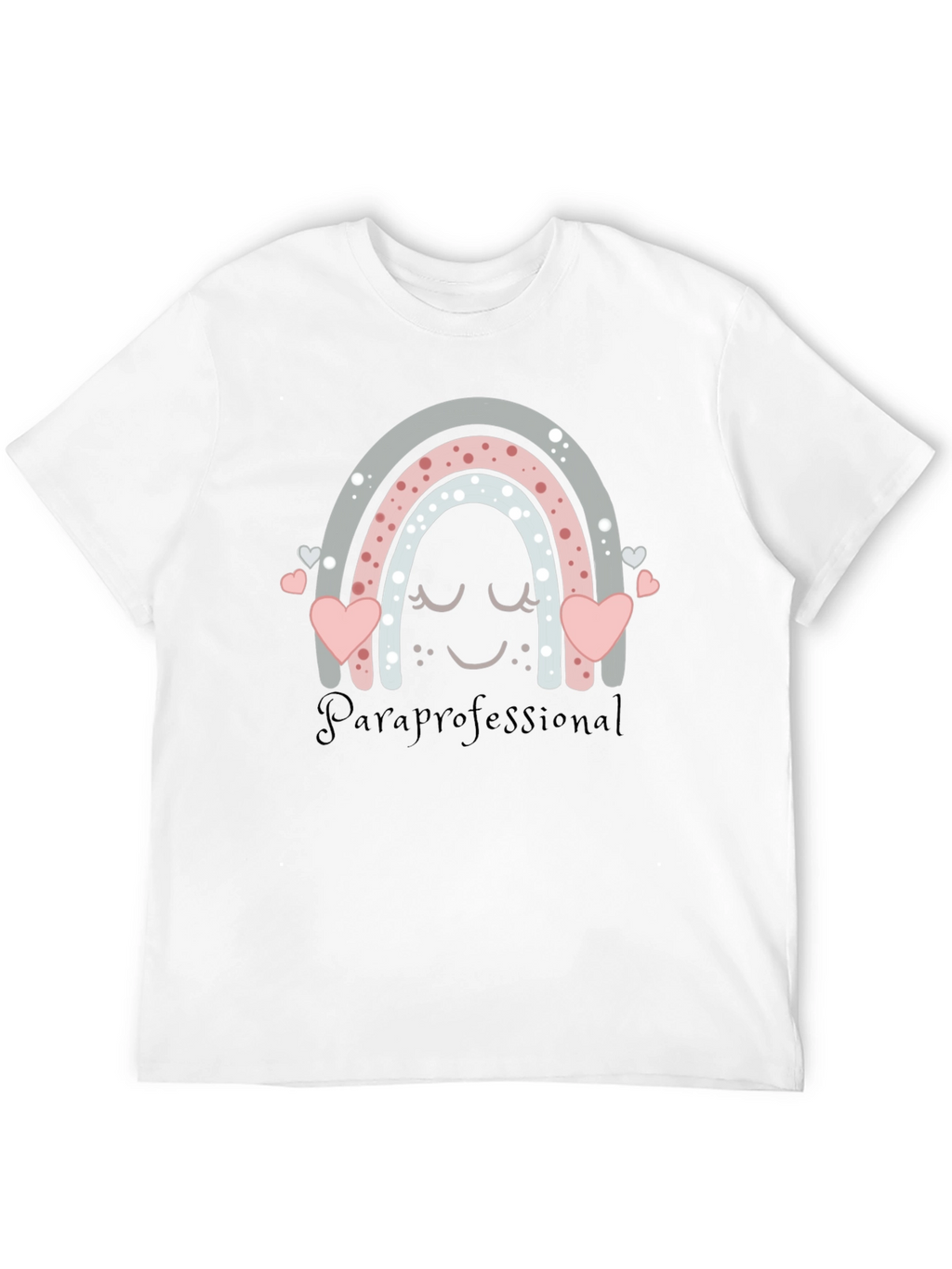 Paraprofessional Rainbow Heart T-Shirt