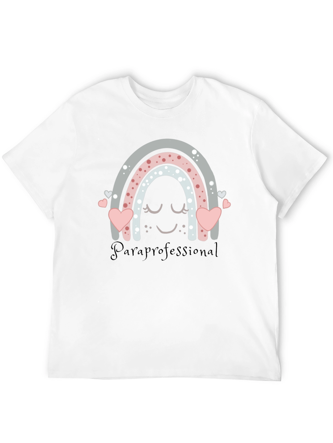 Paraprofessional Rainbow Heart T-Shirt