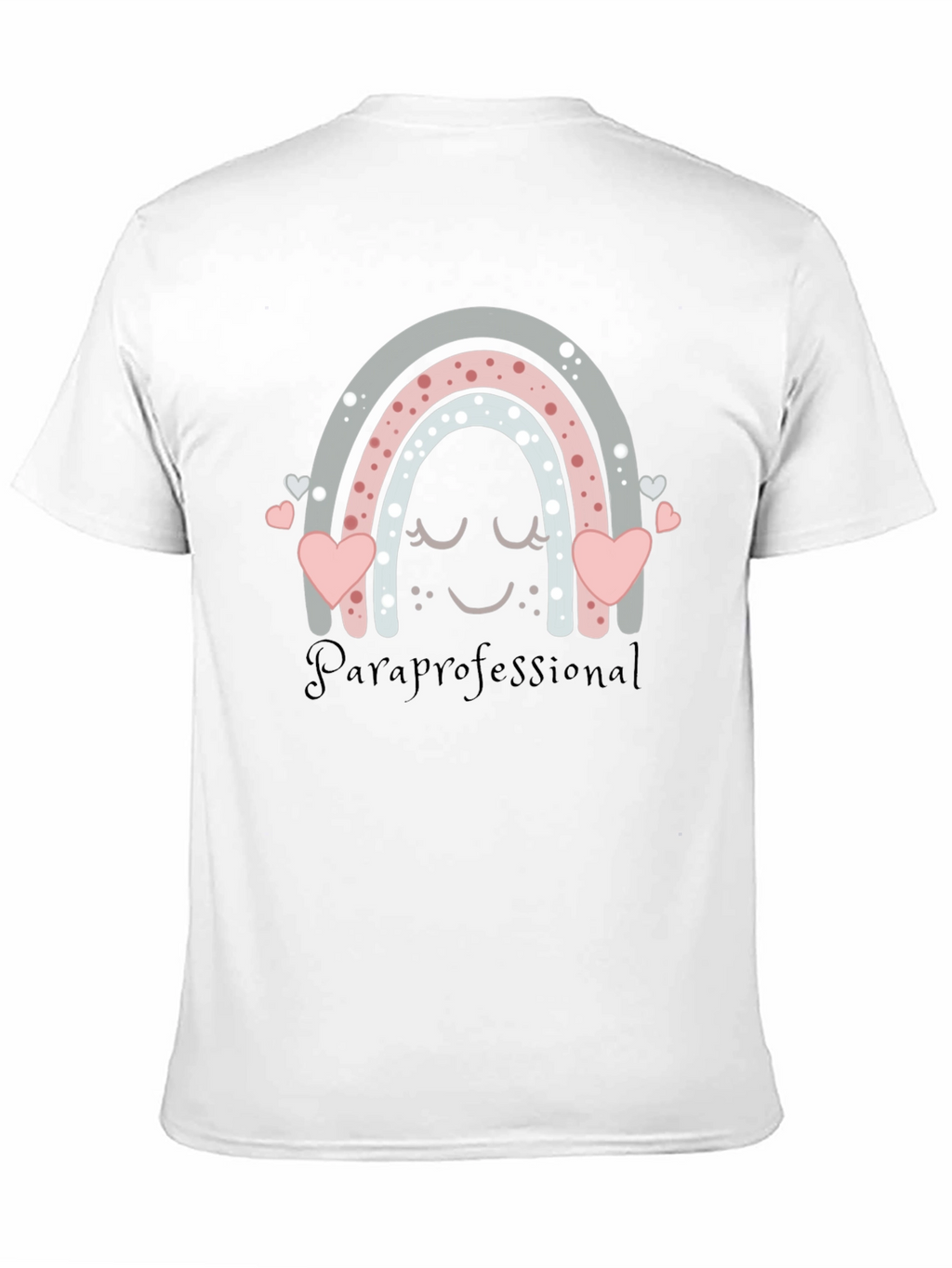 Paraprofessional Rainbow Heart T-Shirt
