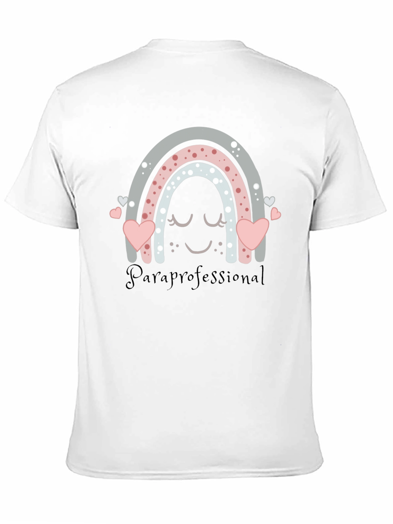 Paraprofessional Rainbow Heart T-Shirt