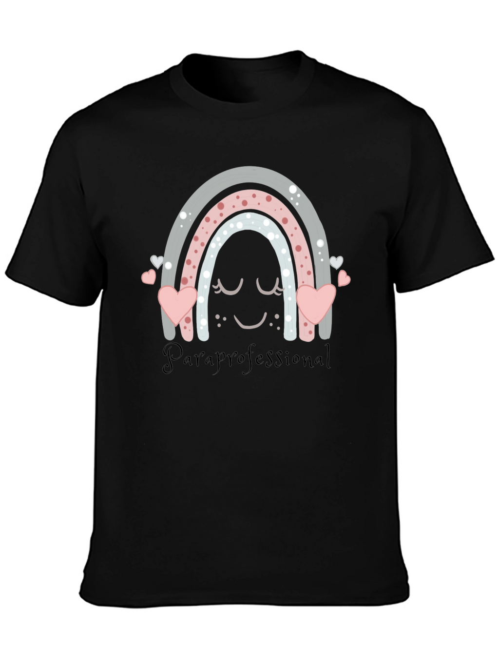 Paraprofessional Rainbow Heart T-Shirt