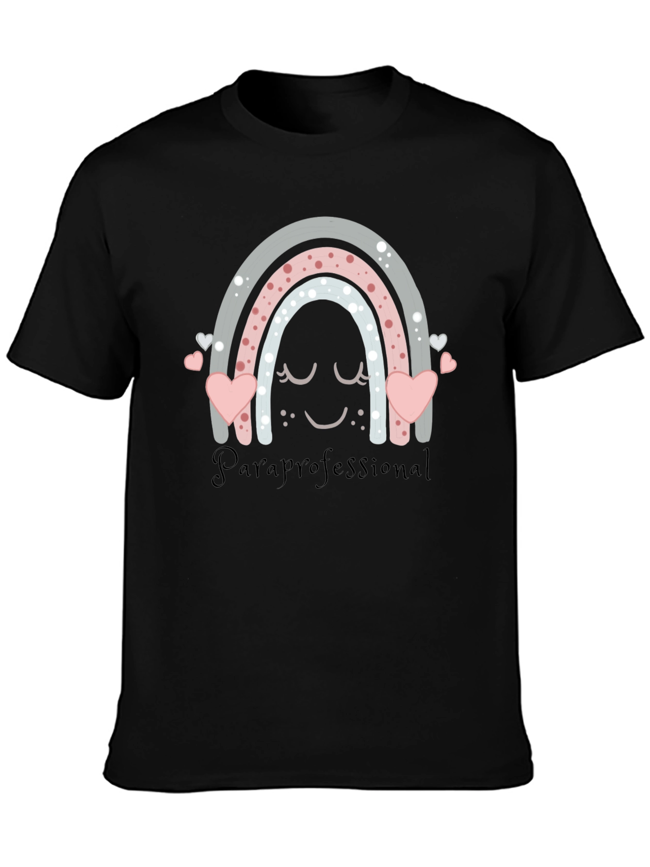 Paraprofessional Rainbow Heart T-Shirt