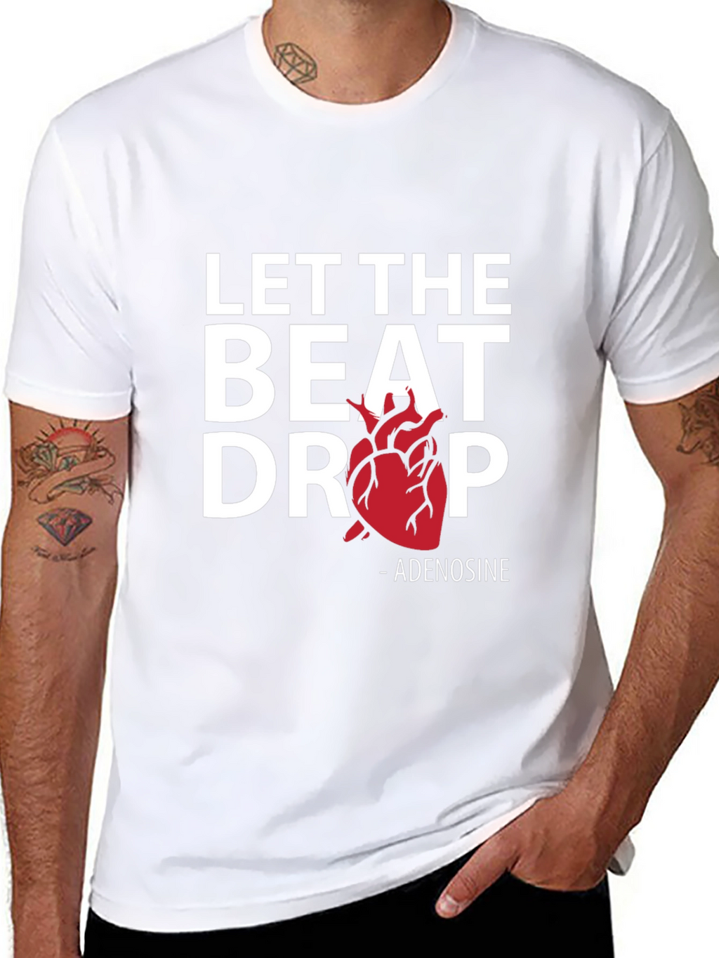 Let The Beat Drop Adenosine T-Shirt