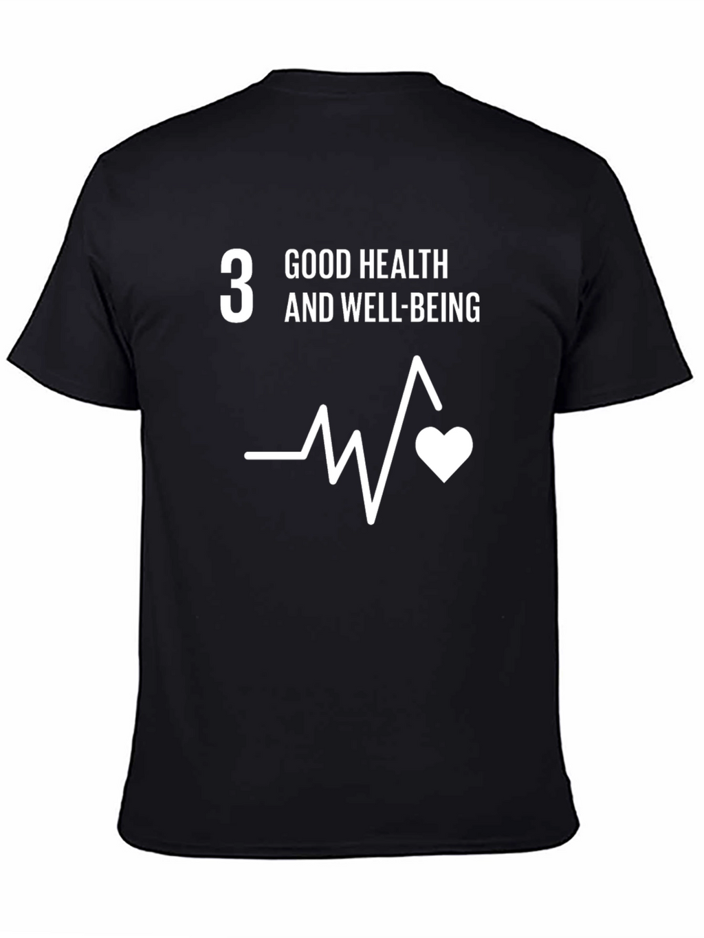 Good Health & Well-Being Black T-Shirt