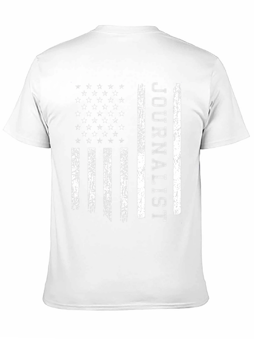 Journalist American Flag Graphic T-Shirt