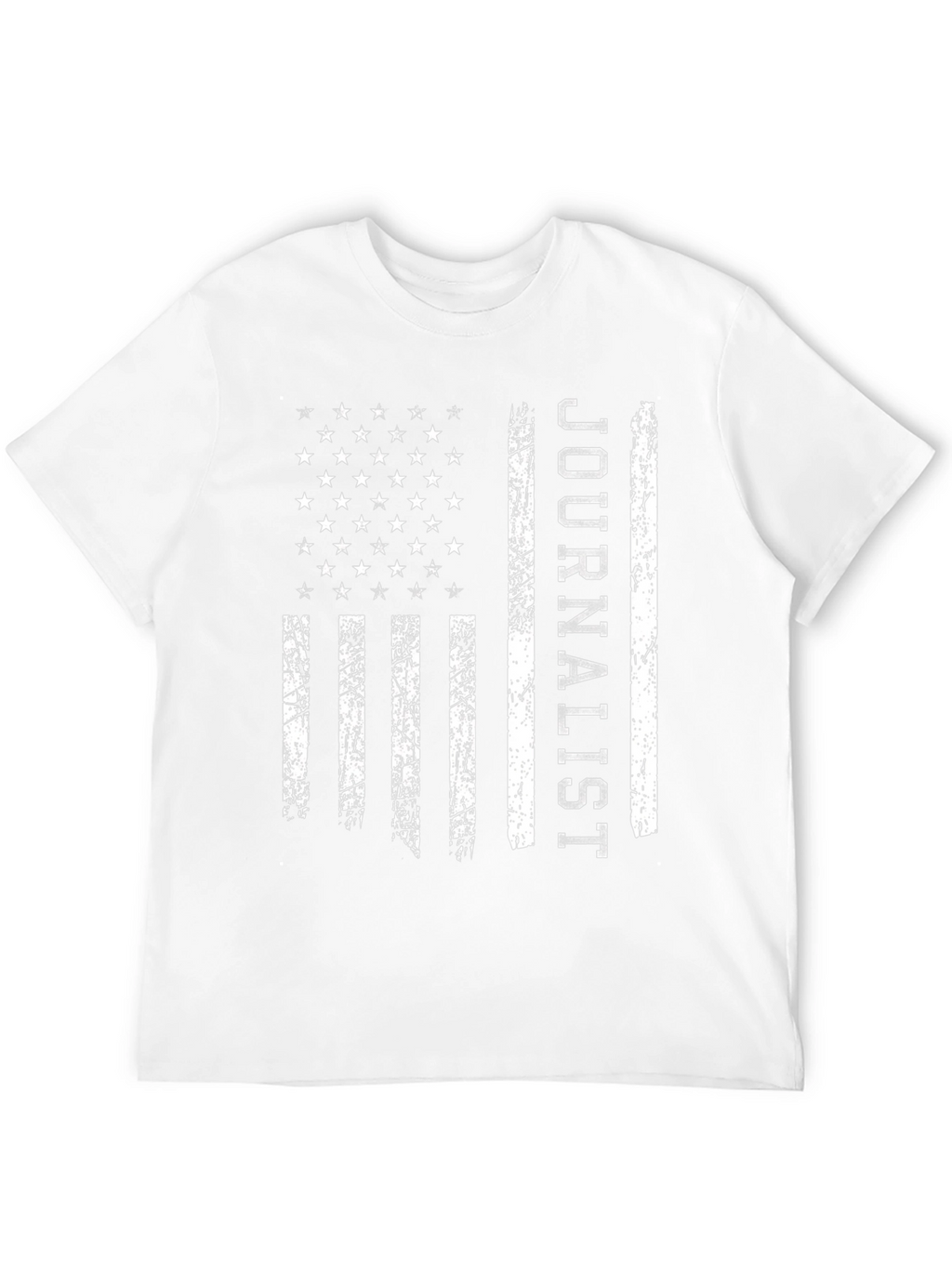 Journalist American Flag Graphic T-Shirt