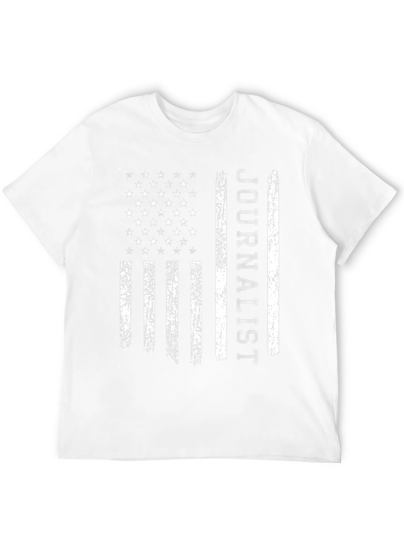 Journalist American Flag Graphic T-Shirt