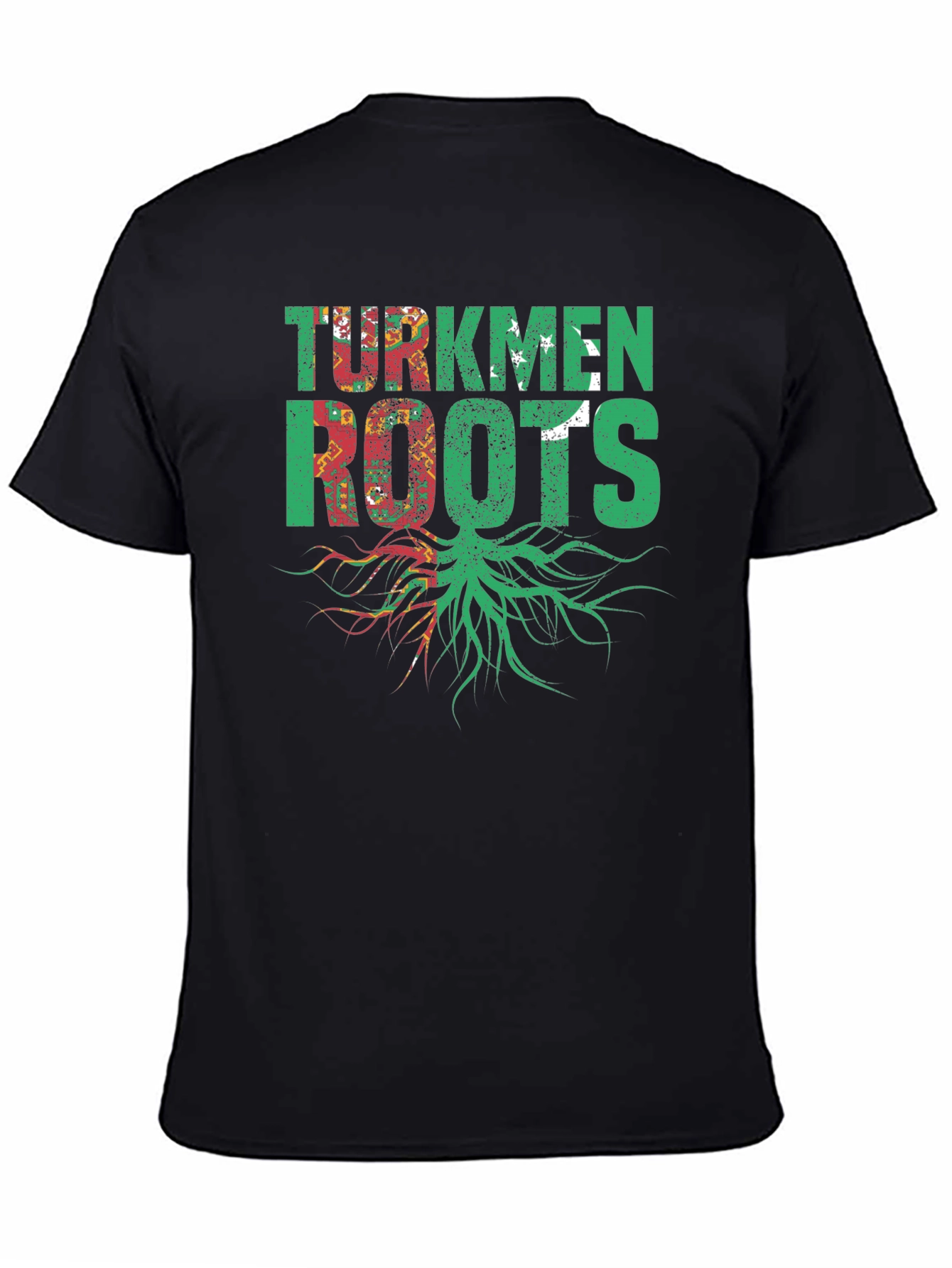 Turkmen Roots Black T-Shirt