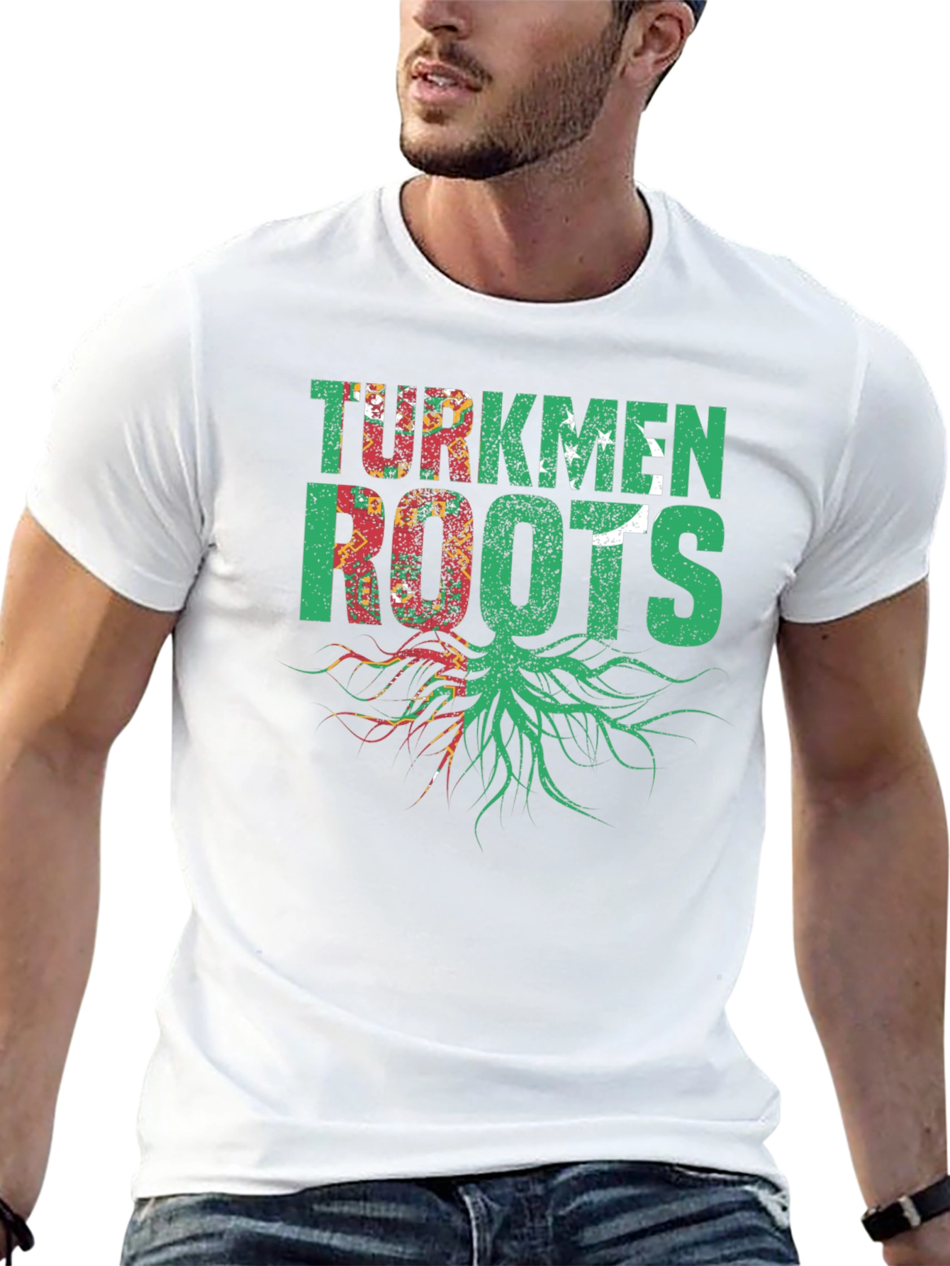 Turkmen Roots Black T-Shirt