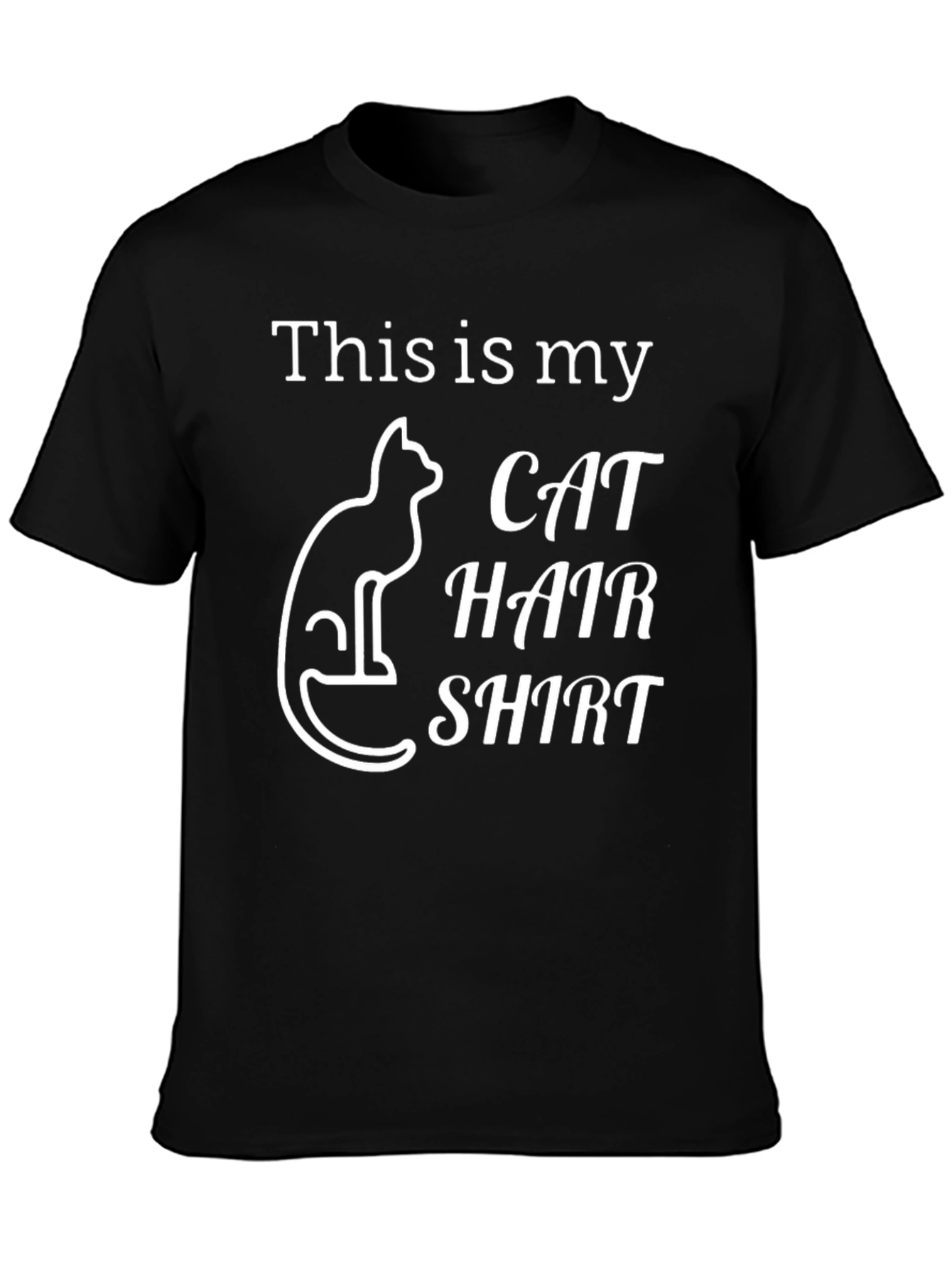 This Is My Cat Hair Shirt - Novelty Tee