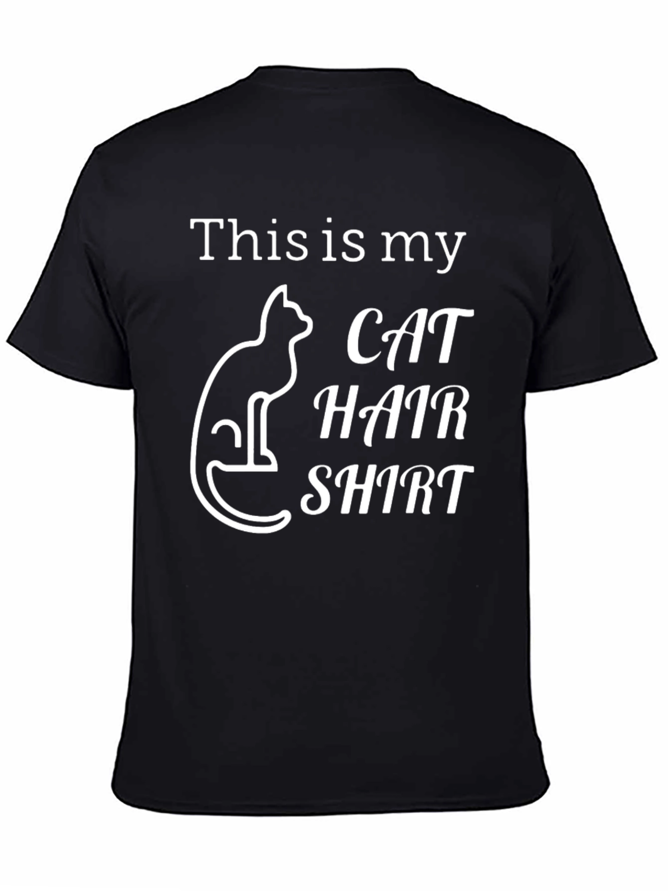 This Is My Cat Hair Shirt - Novelty Tee