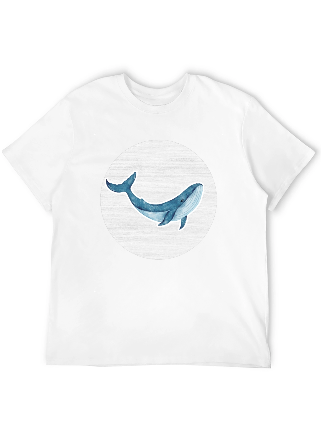 Blue Whale Graphic Tee - Ocean Lover Shirt