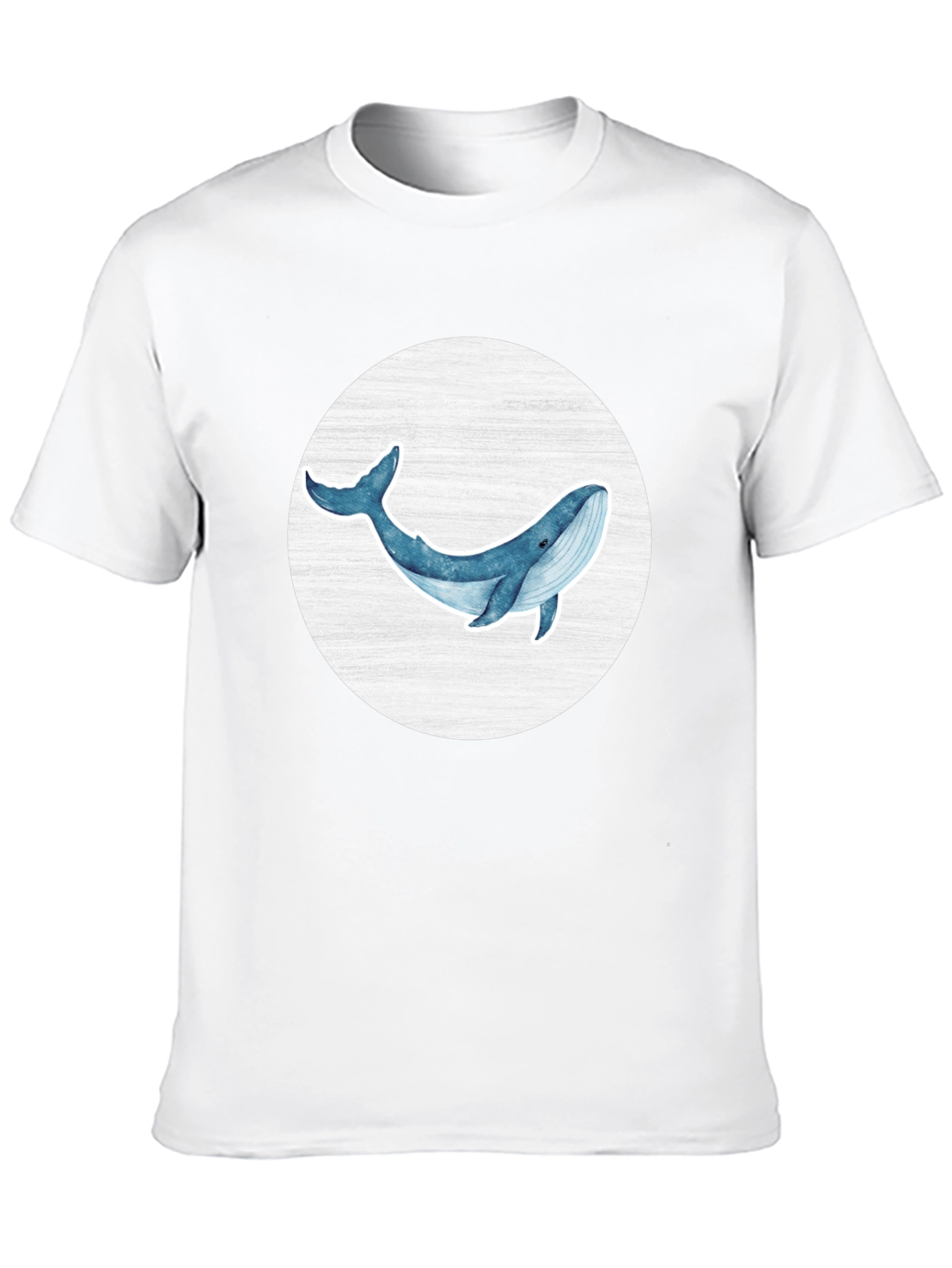 Blue Whale Graphic Tee - Ocean Lover Shirt