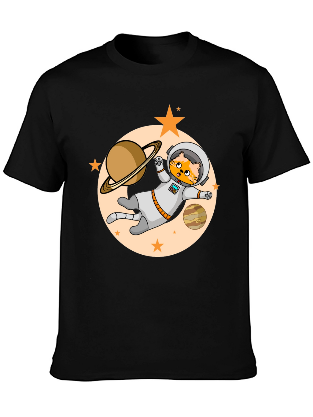 Astronaut Cat T-Shirt - Space Adventure