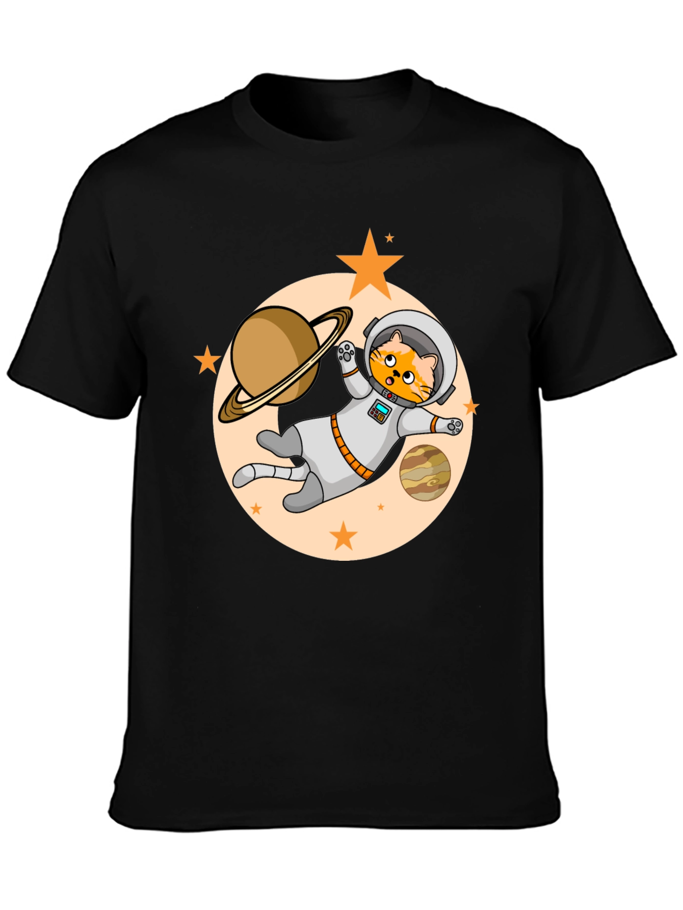 Astronaut Cat T-Shirt - Space Adventure