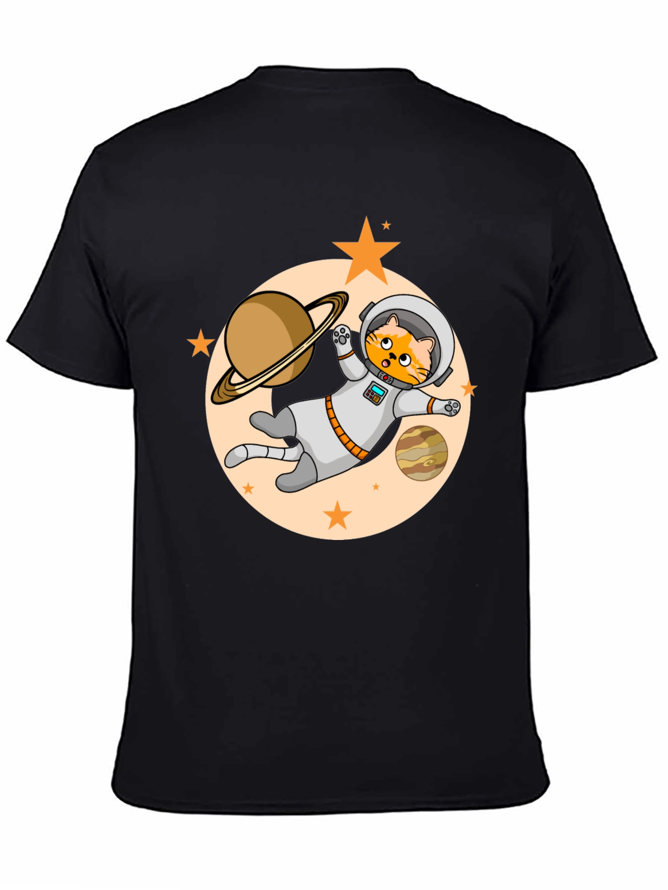 Astronaut Cat T-Shirt - Space Adventure