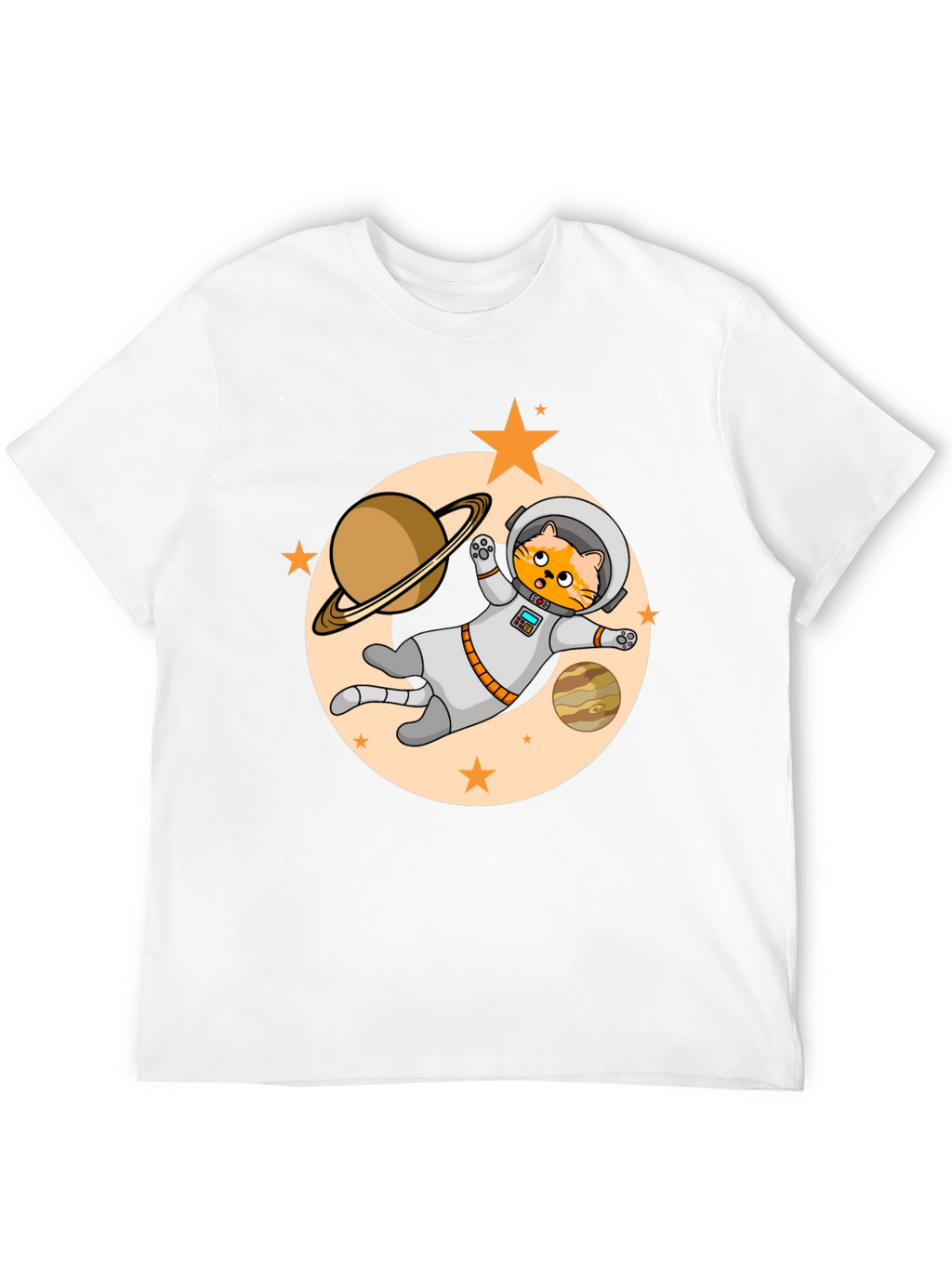 Astronaut Cat T-Shirt - Space Adventure
