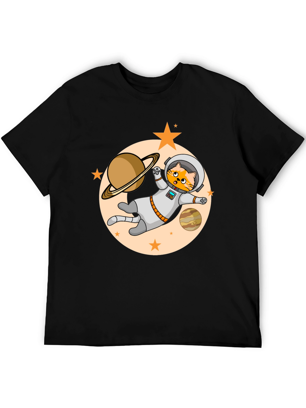 Astronaut Cat T-Shirt - Space Adventure