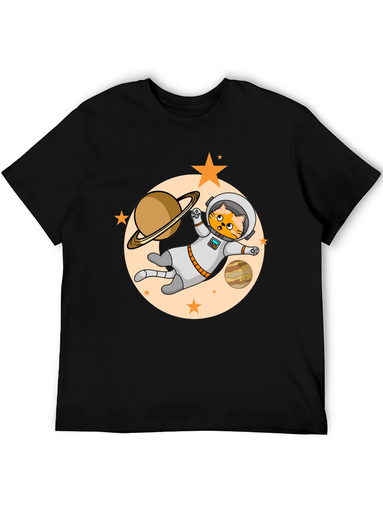 Astronaut Cat T-Shirt - Space Adventure