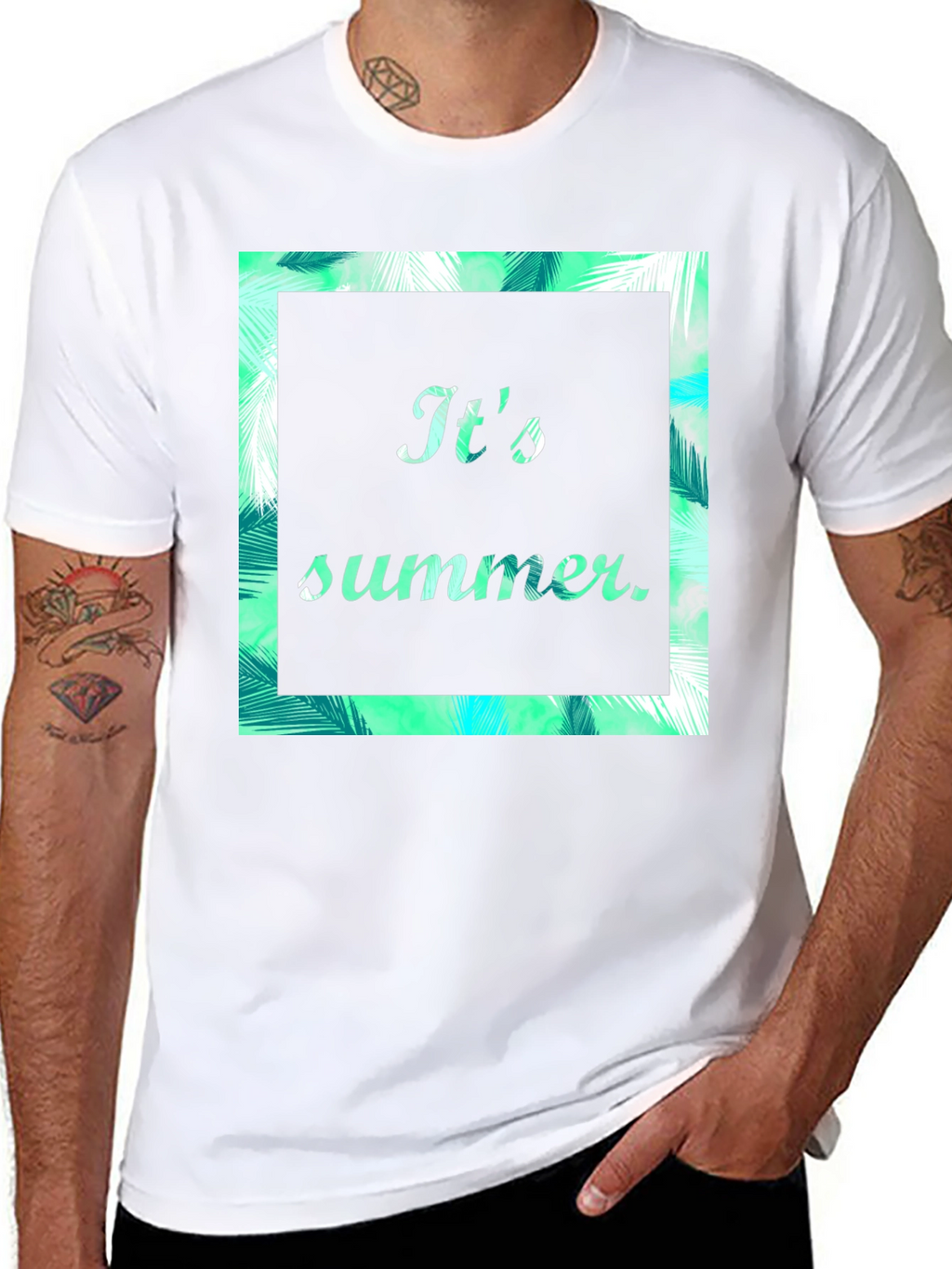 Its Summer Graphic Print T-Shirt