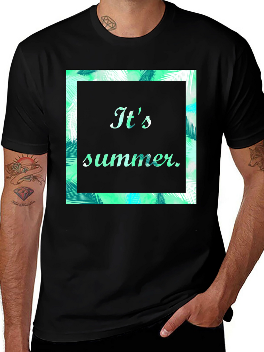Its Summer Graphic Print T-Shirt