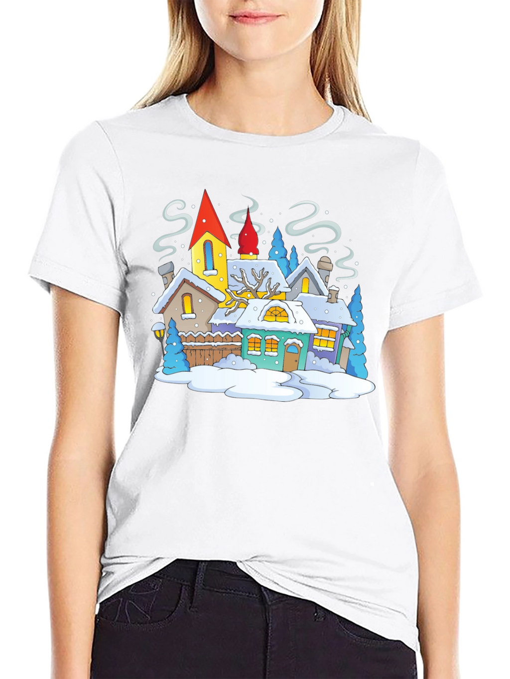 Winter Village Graphic Tee