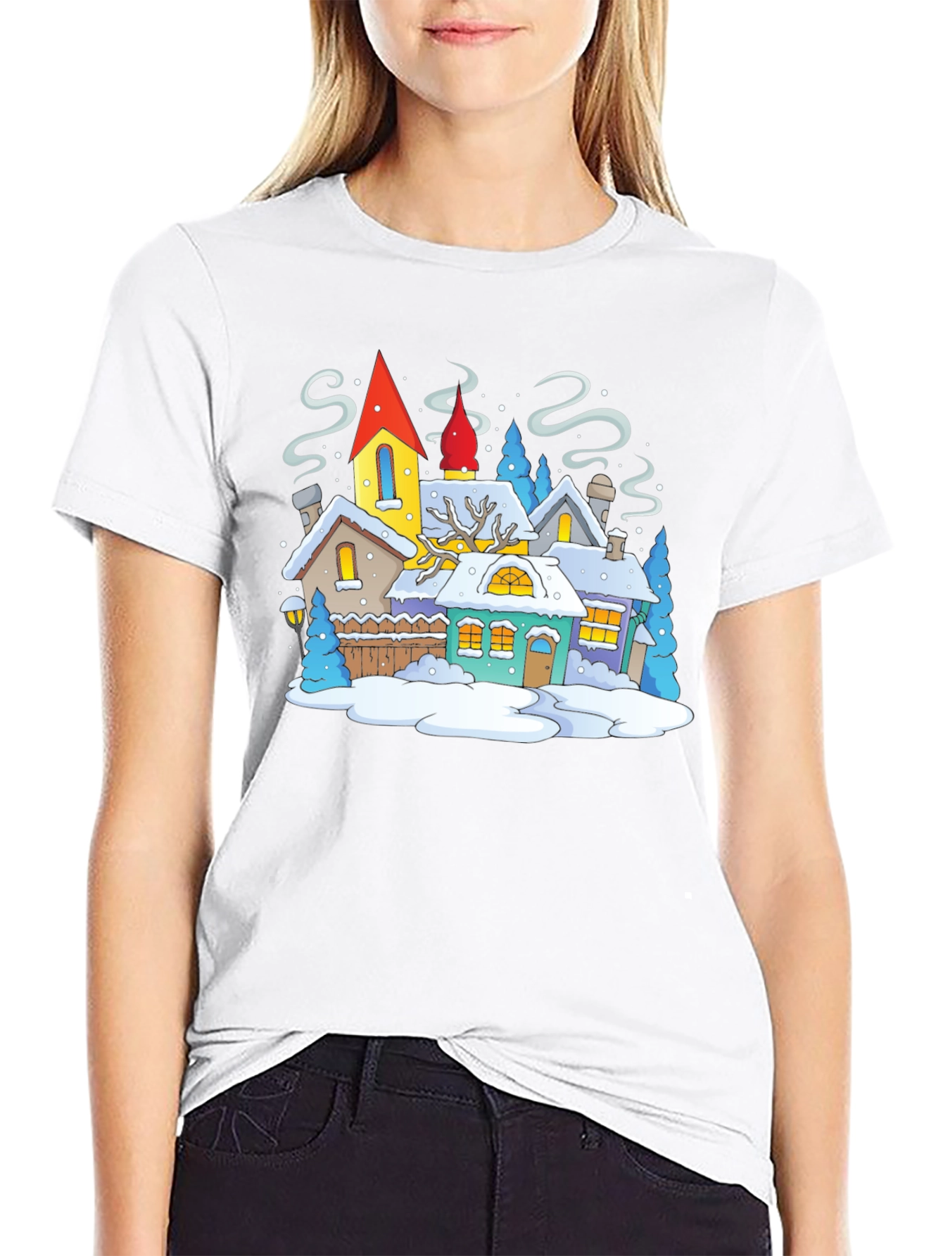 Winter Village Graphic Tee