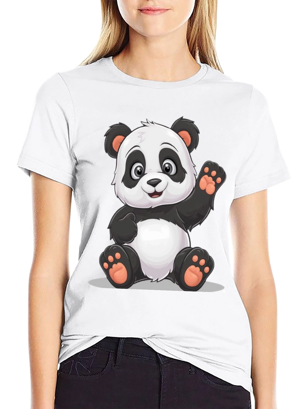Panda Graphic Tee - Cute Cartoon Bear T-Shirt