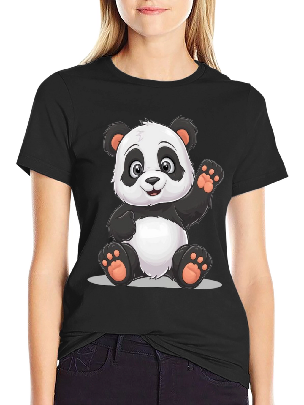 Panda Graphic Tee - Cute Cartoon Bear T-Shirt