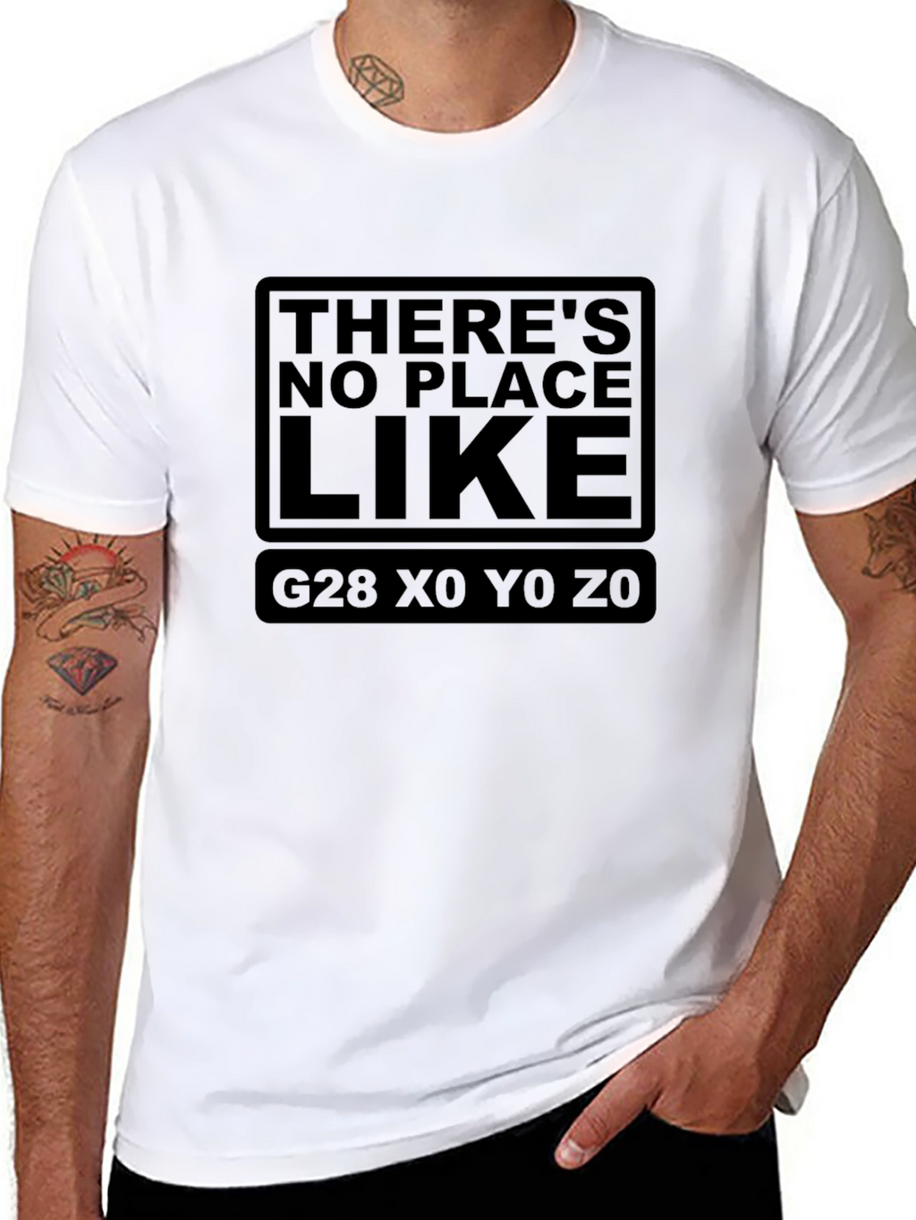 Theres No Place Like Home - Black T-Shirt