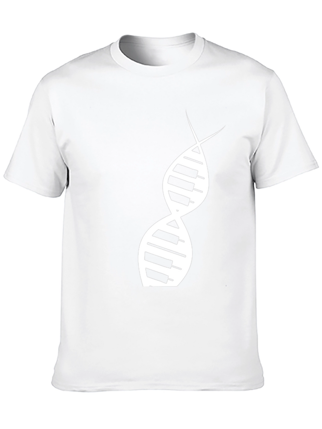 Music DNA Graphic Tee - Black Cotton T-Shirt